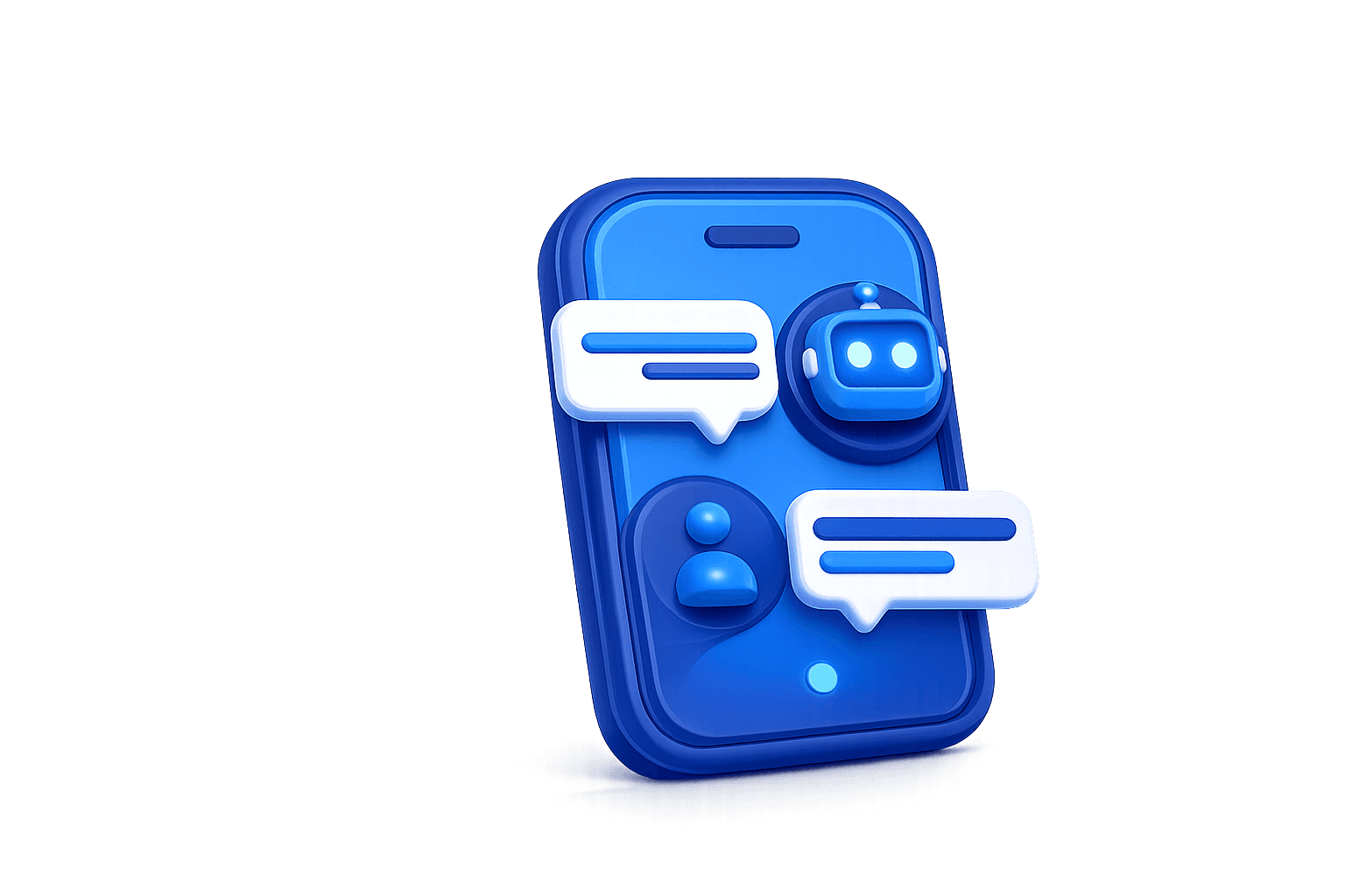 Ilustración 3D de redes sociales para agencia de marketing en Cantabria